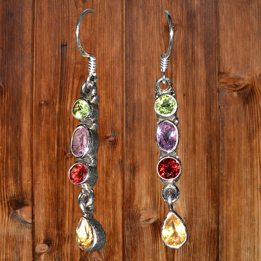 Precious Gemstone Earrings
