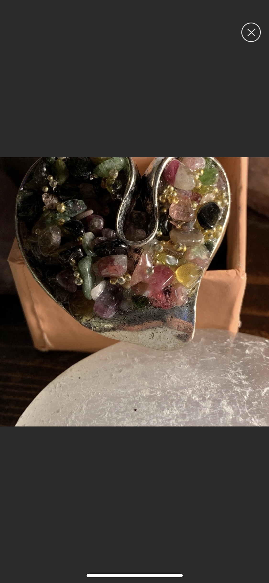 Handmade, Frequency-infused Multi Gemstone Statement Ring