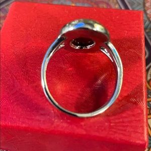 Mother-of-Pearl & Sterling Silver Ring Size 9.5