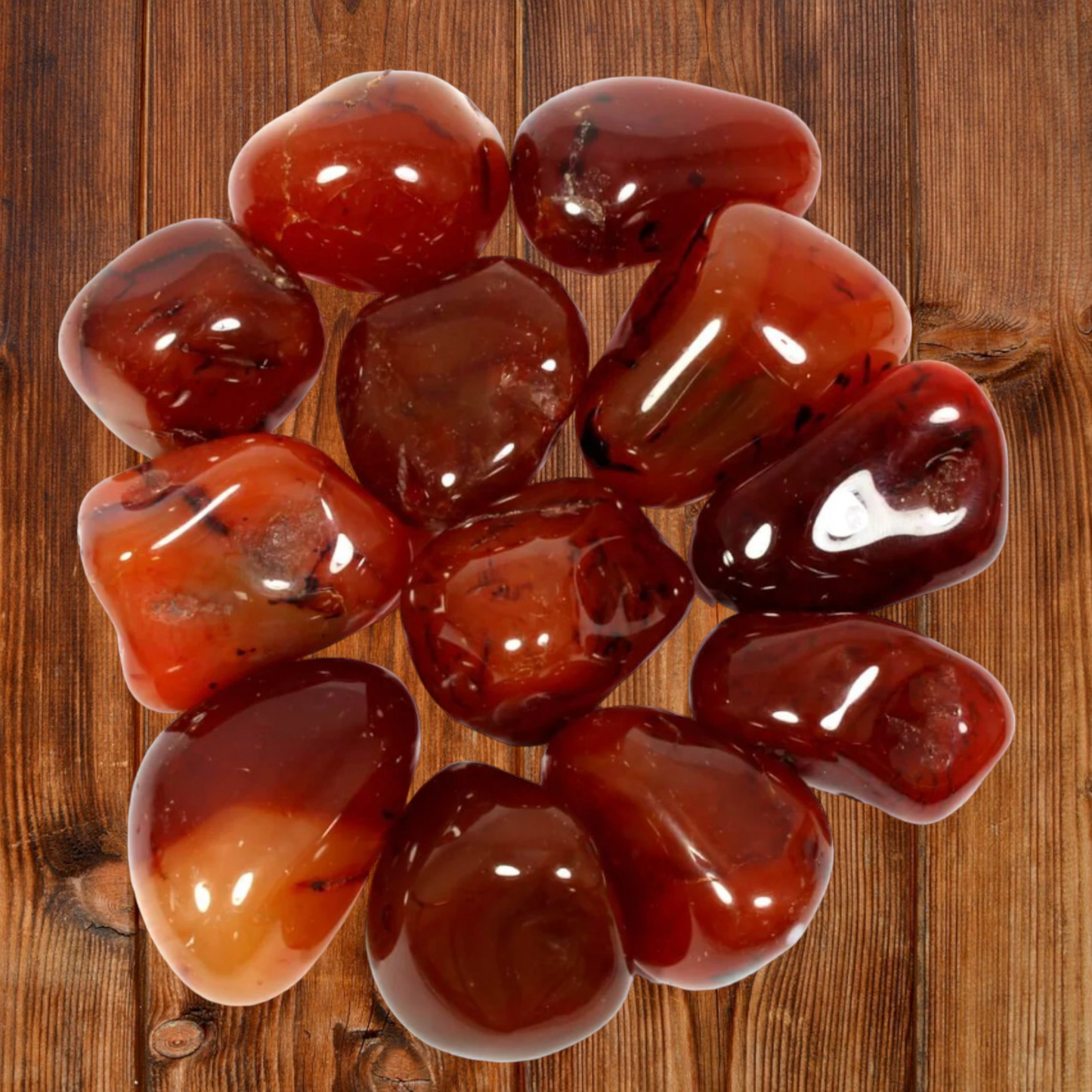 Tumbled Carnelian Stone 1 Lb Lot or 1.5" Stone