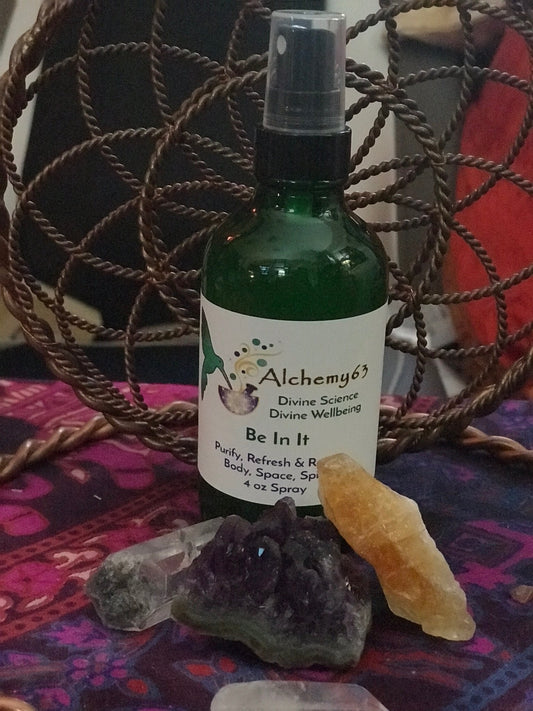 'Be in It' Essential Oil Synergy Elixir Spray 4 oz