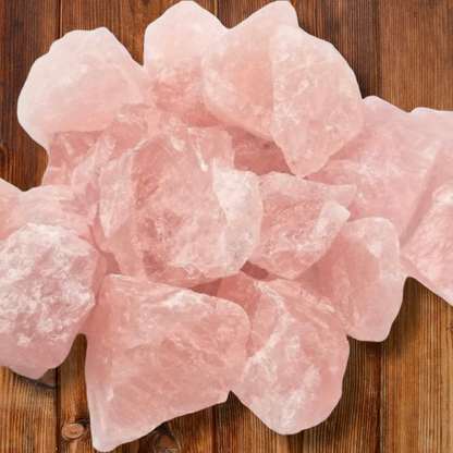 Raw Natural Rose Quartz Crystals XL