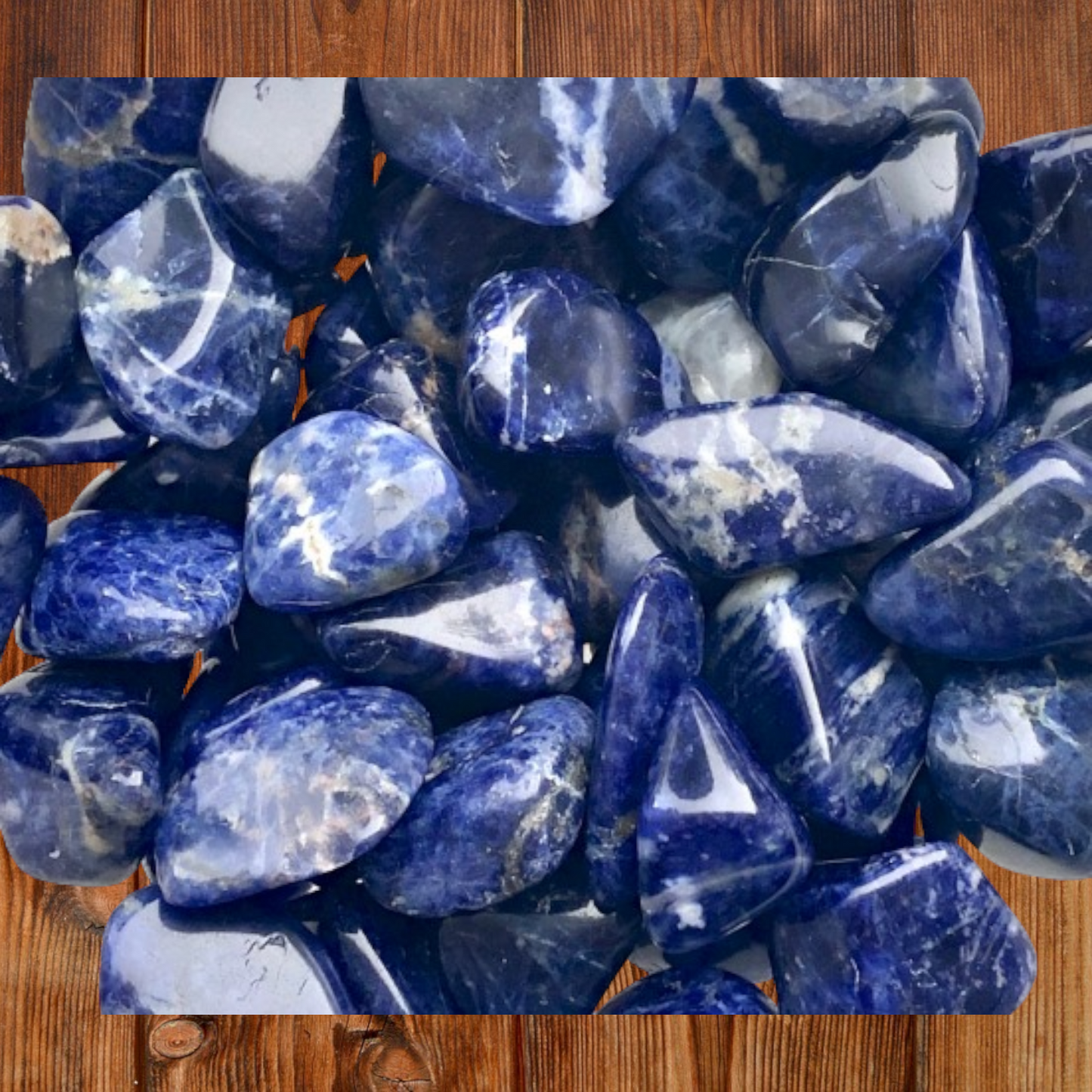 Tumbled Sodalite Per 1 Lb. Lot or 1" Stone