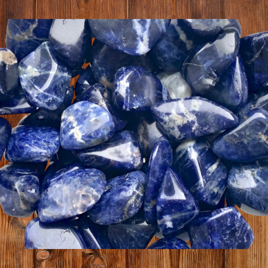 Tumbled Sodalite Per 1 Lb. Lot or 1" Stone