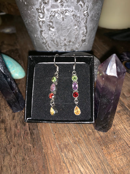 Precious Gemstone Earrings